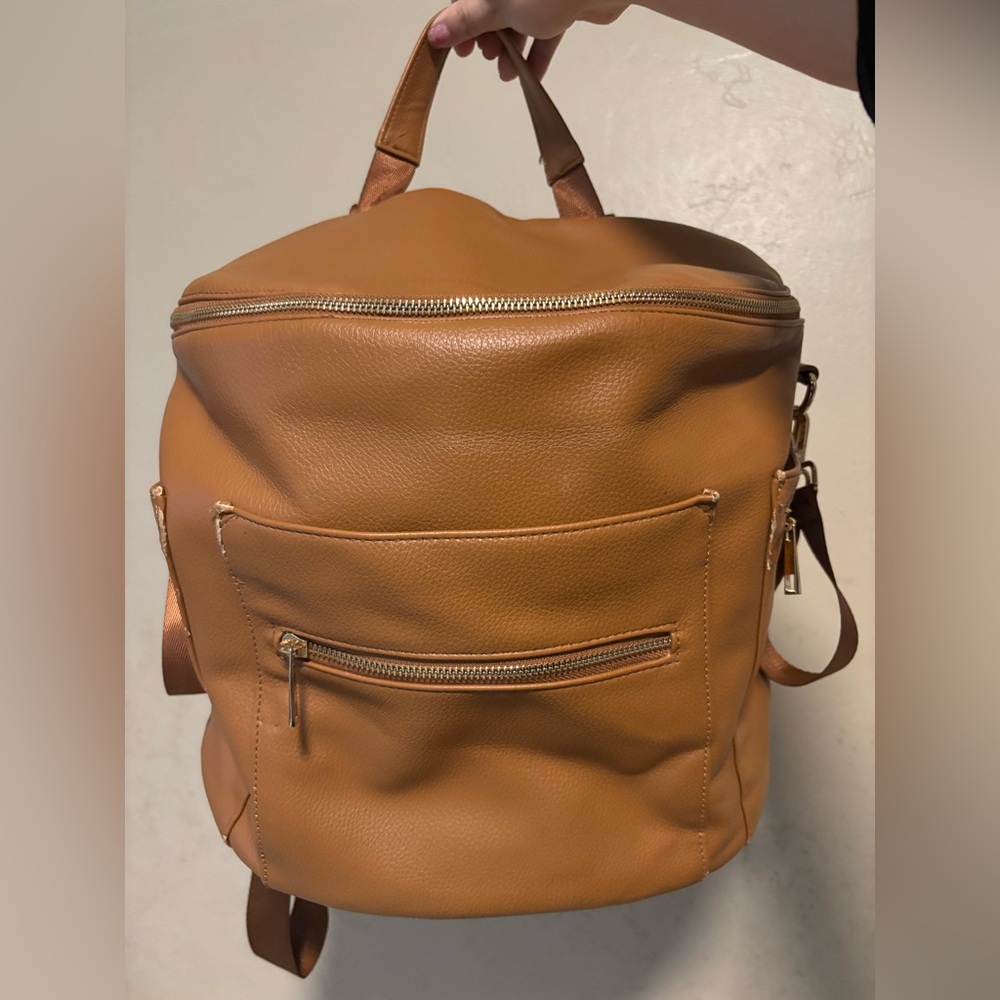 Vegan Leather Diaper bag